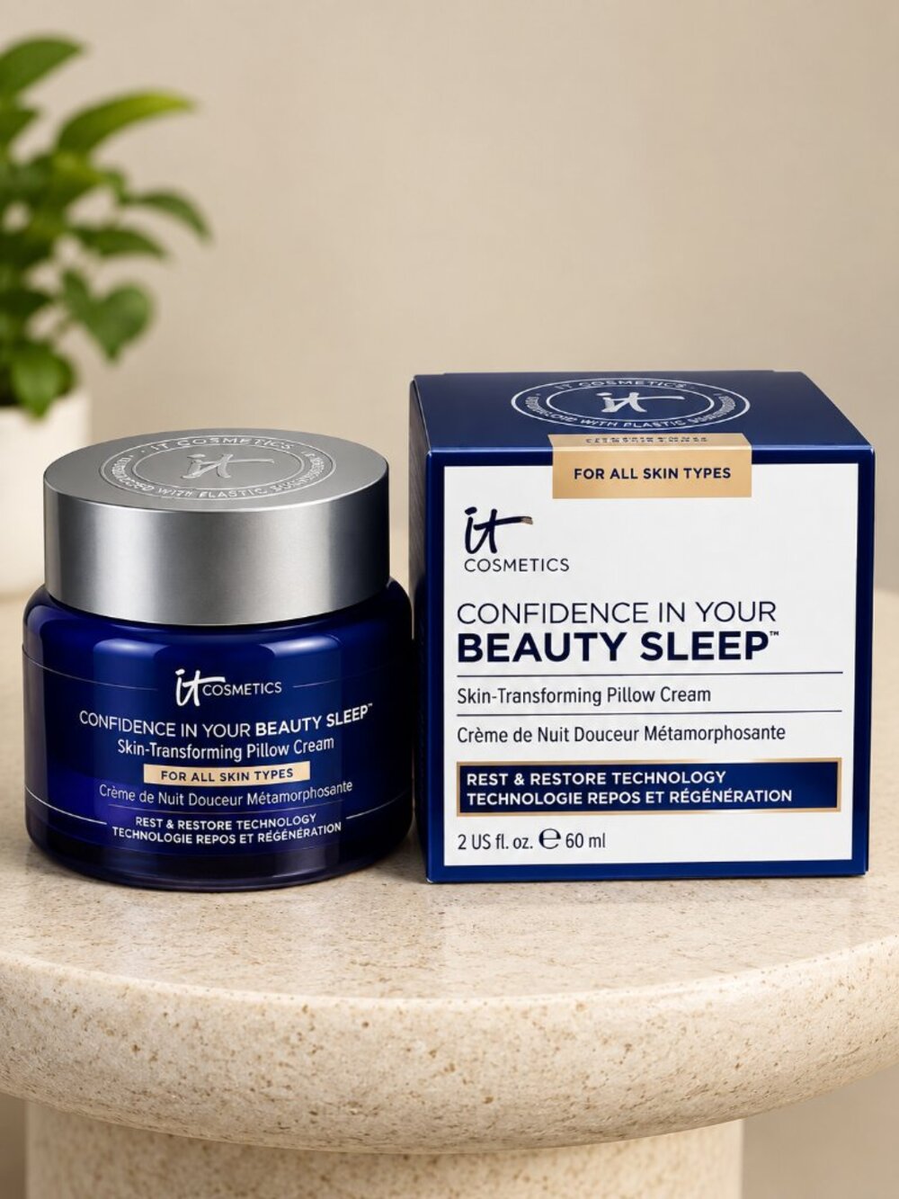 IT Cosmetics Confidence in Your Beauty Sleep Night Cream 2 fl oz NIB